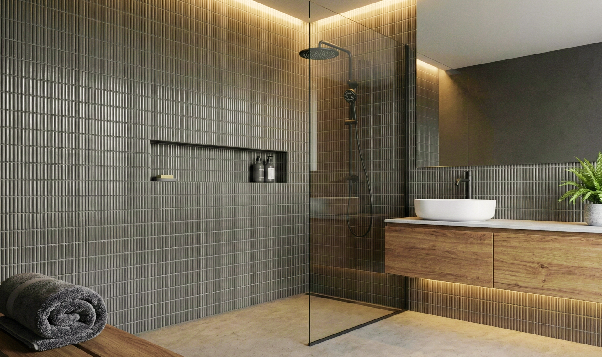 Glacier Ridge Dark Grey Glossy